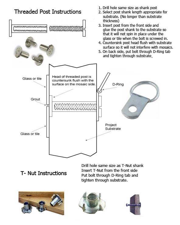 Threaded Posts and T-Nuts